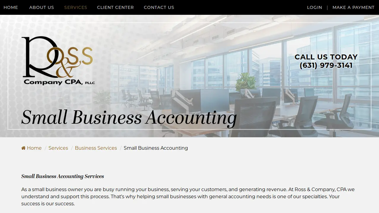 Ross & Company, CPA page