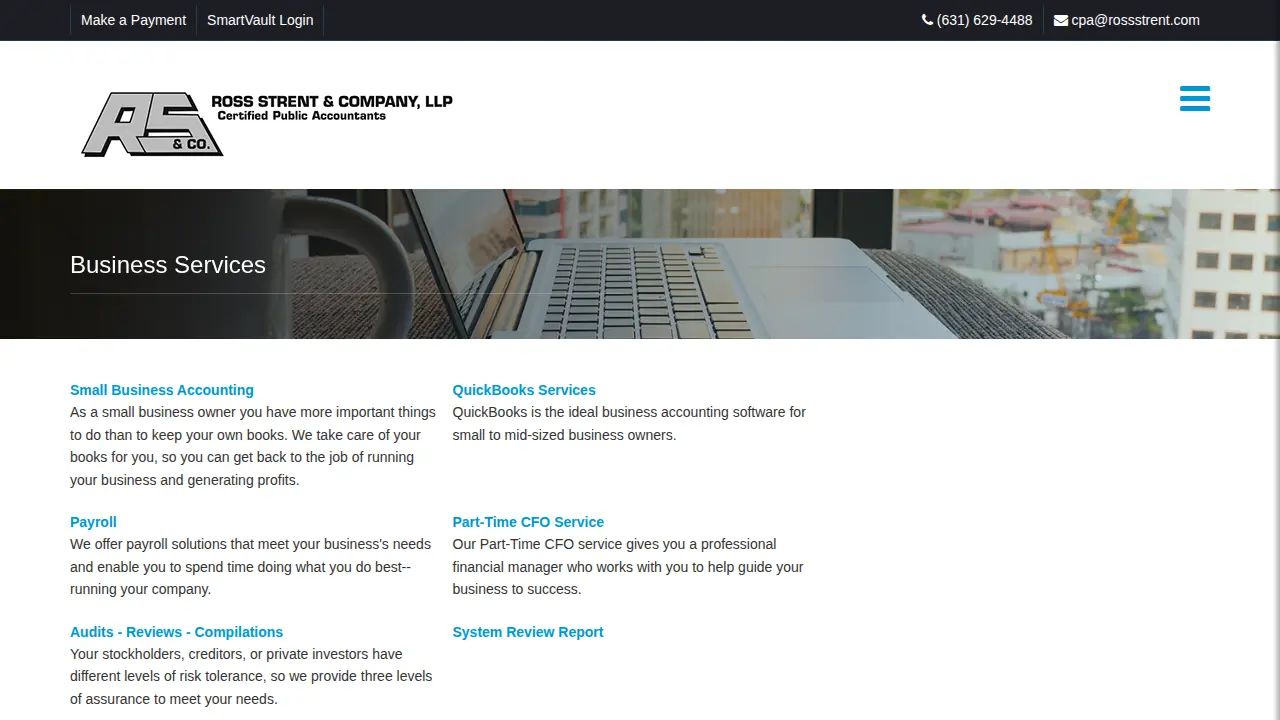 Ross, Strent & Company LLP page