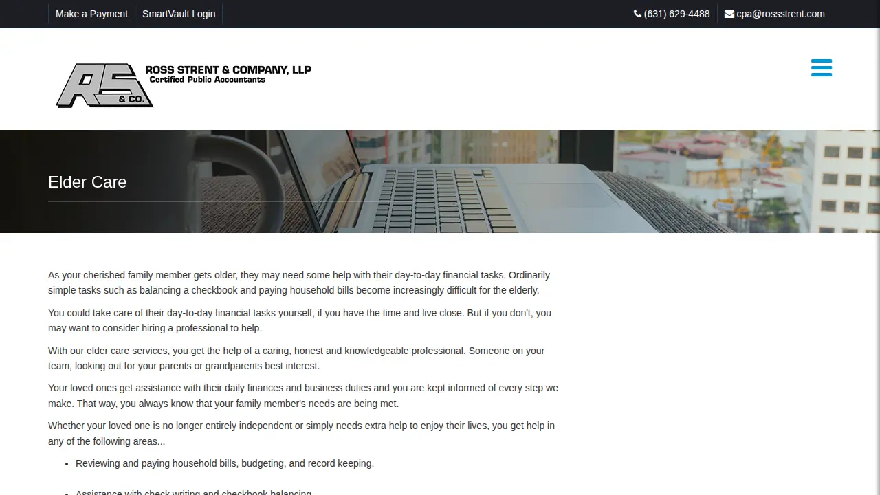 Ross, Strent & Company LLP page
