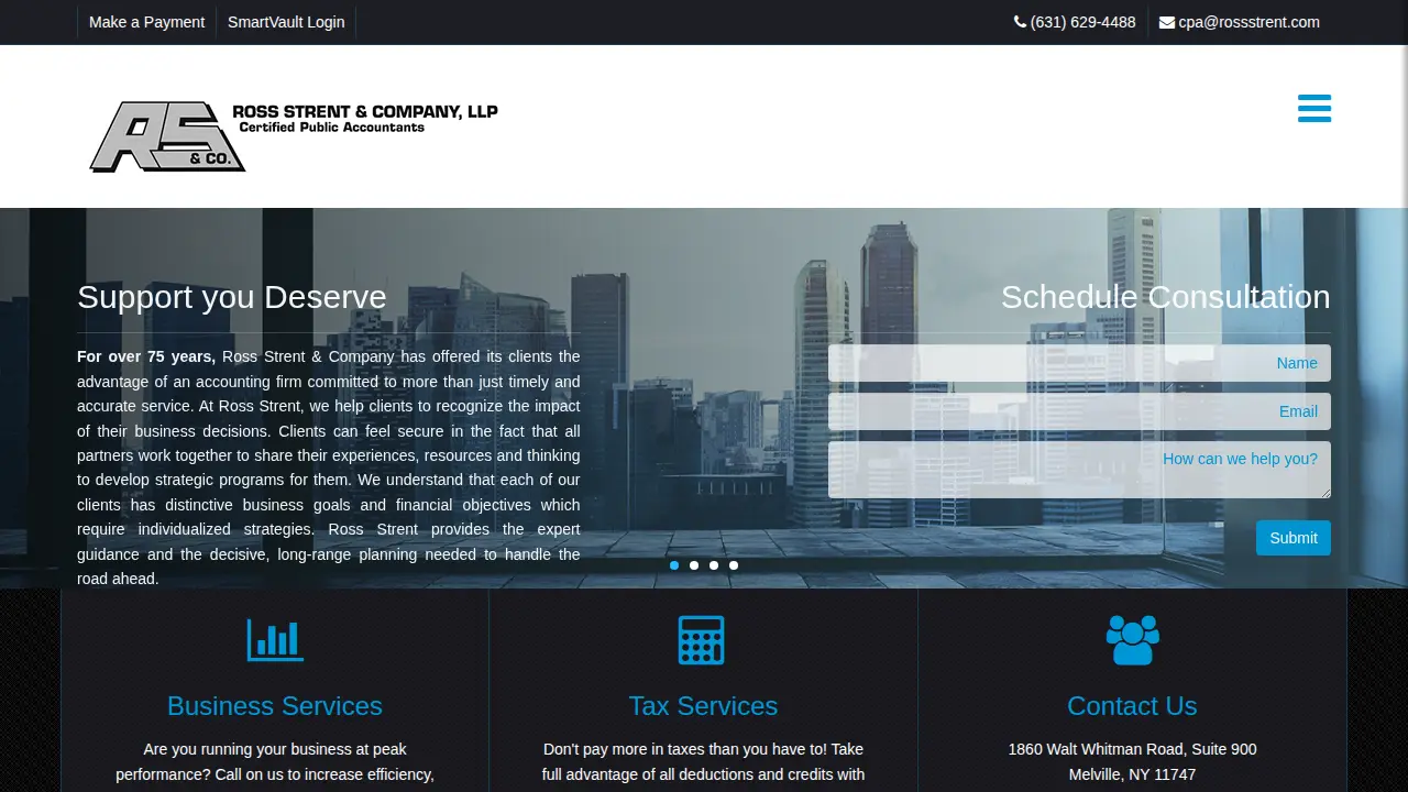 Ross, Strent & Company LLP page