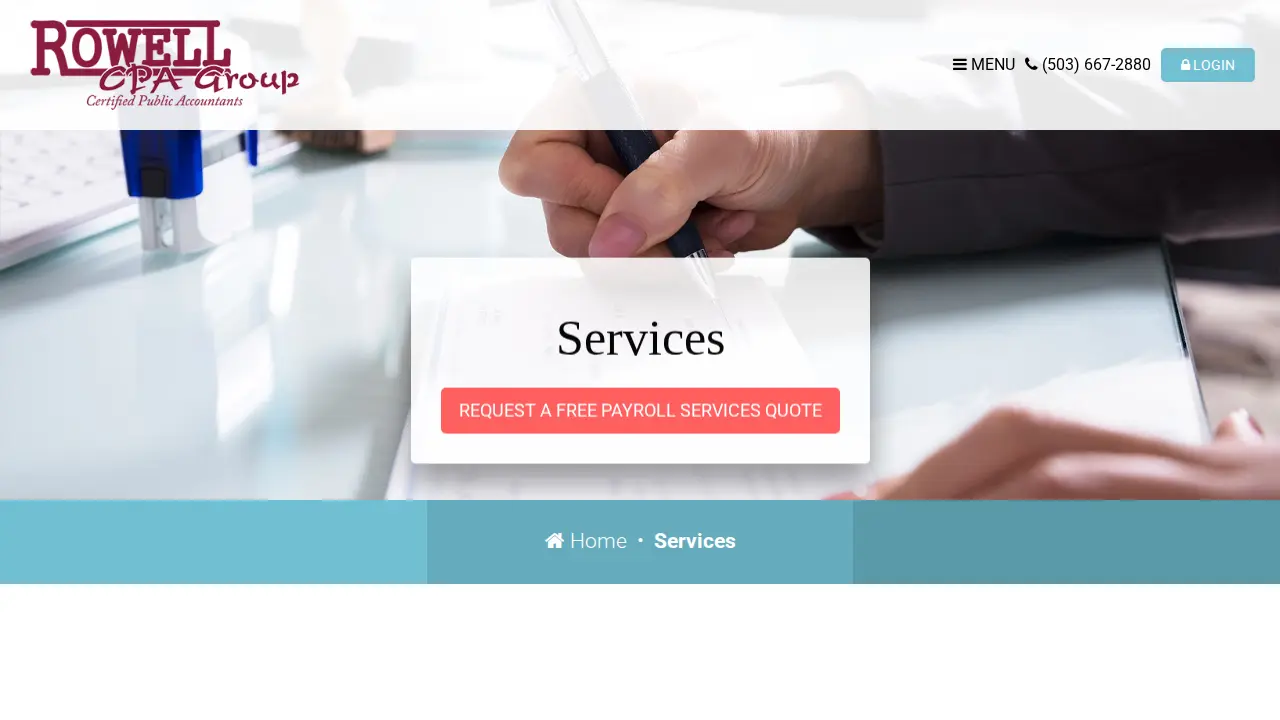 Rowell CPA Group page