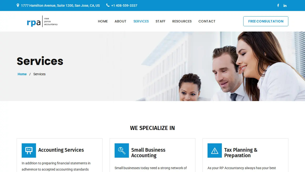 RP Accountancy page