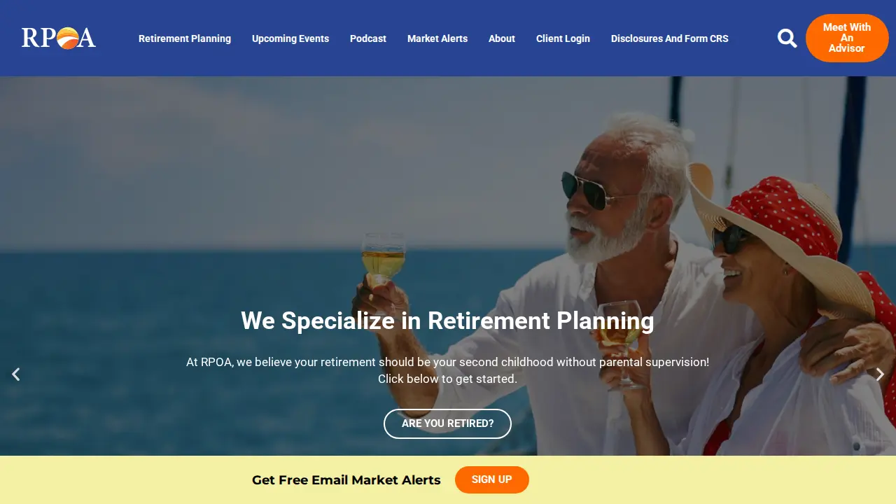 Retirement Planners of America page