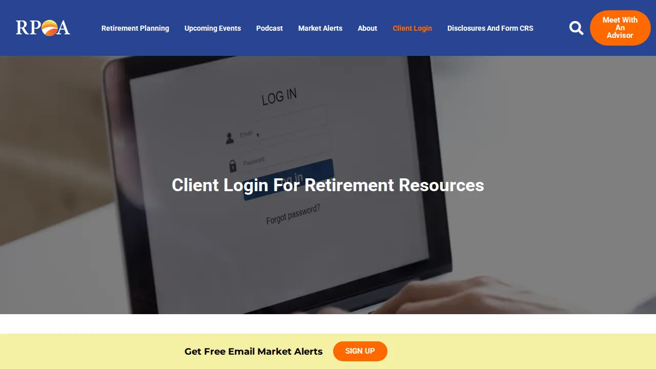 Retirement Planners of America page