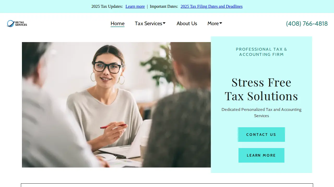 RR Tax Services LLC. page