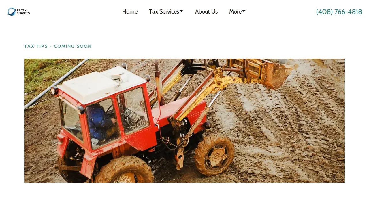 RR Tax Services LLC. page