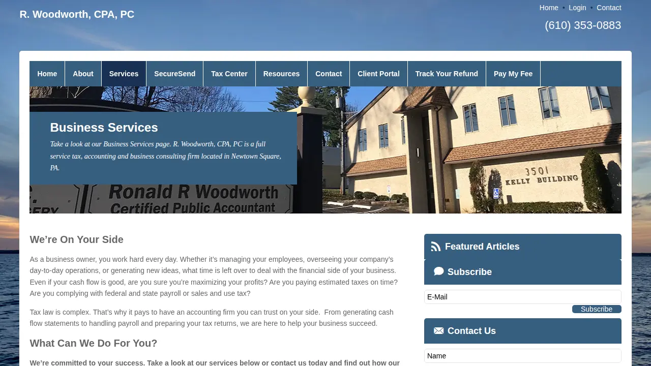 R Woodworth CPA PC page