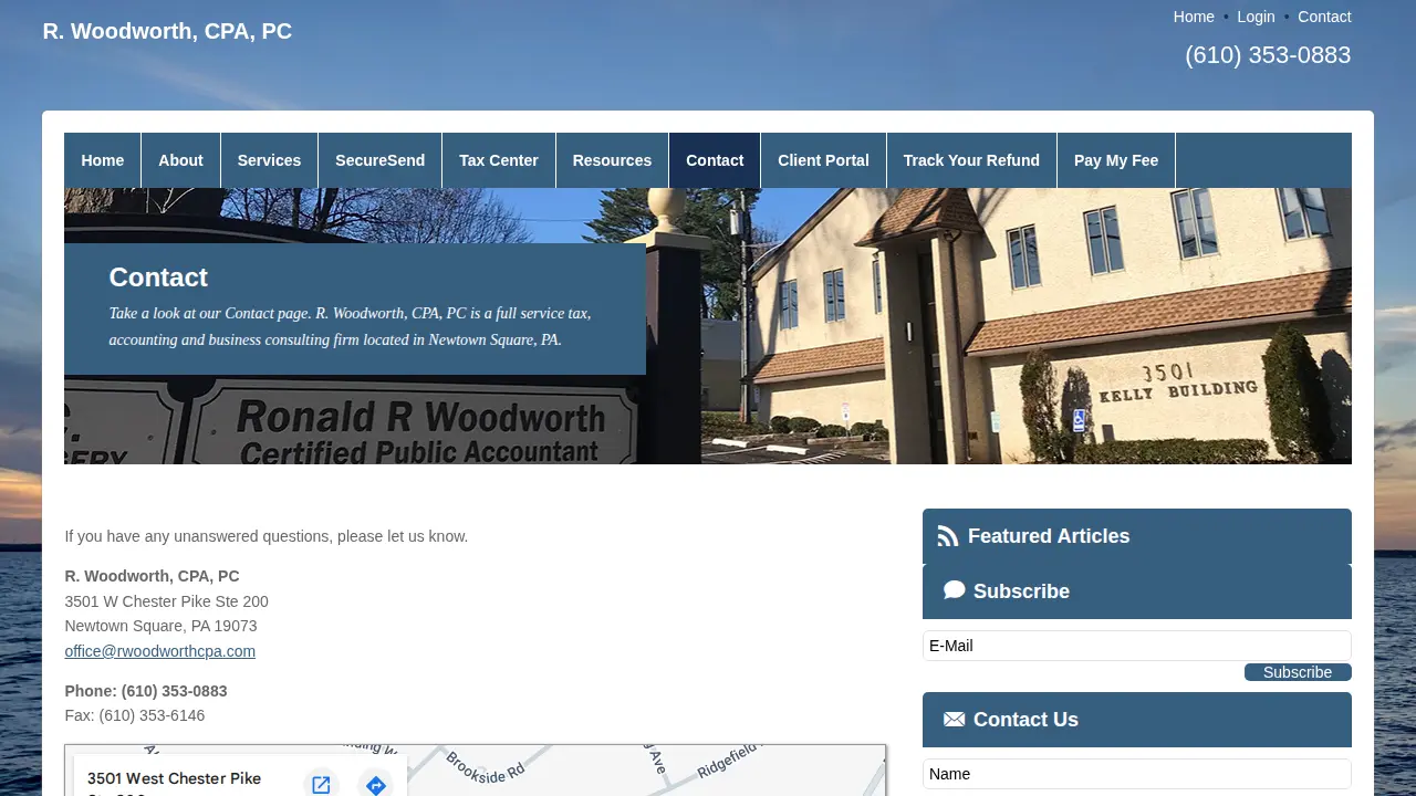 R Woodworth CPA PC page