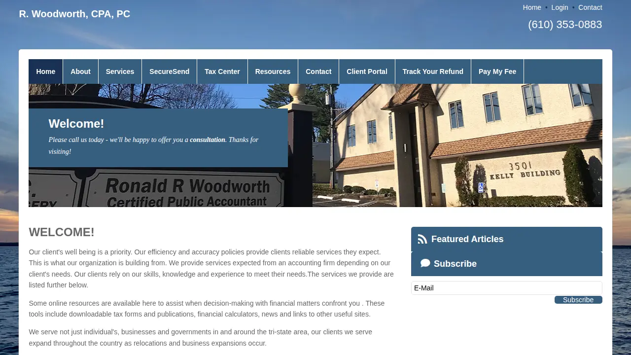R Woodworth CPA PC page