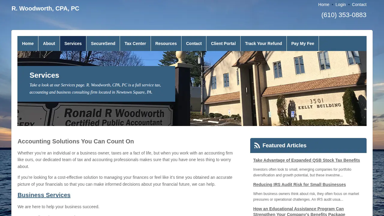 R Woodworth CPA PC page