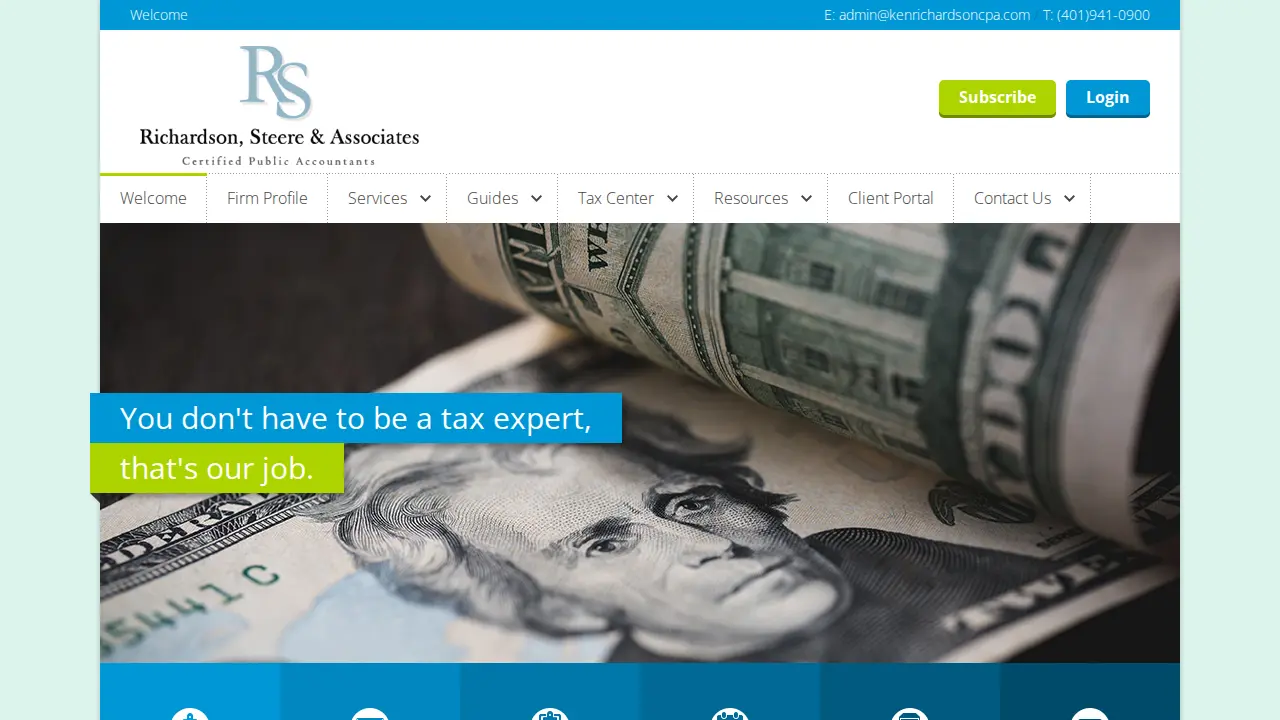 Richardson, Steere & Associates, CPAs page
