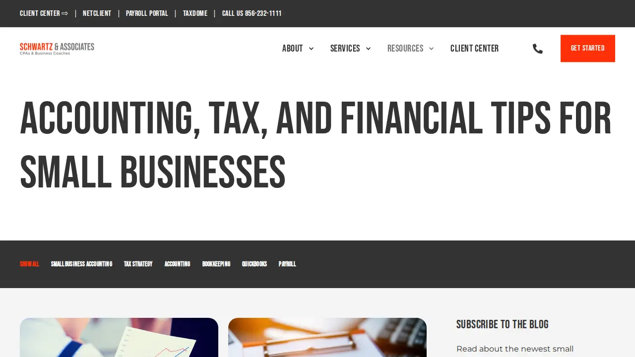 Schwartz & Associates CPA P.C. page