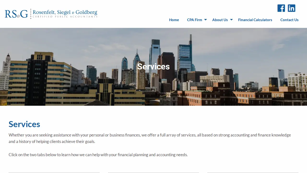 Rosenfelt Siegel & Goldberg P.C. page
