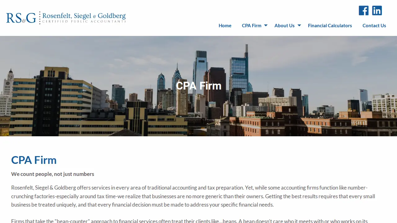 Rosenfelt Siegel & Goldberg P.C. page