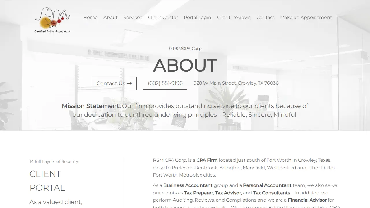 RSMCPA Corp page