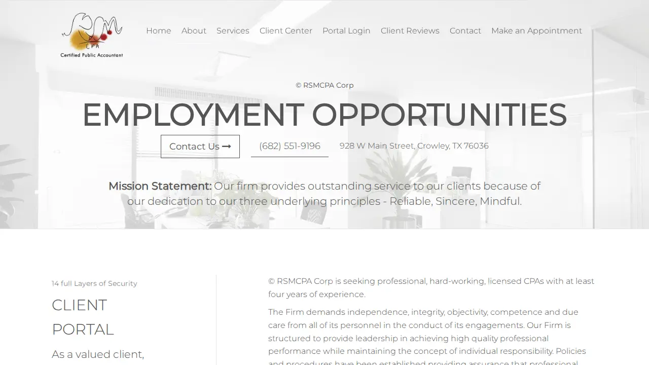 RSMCPA Corp page