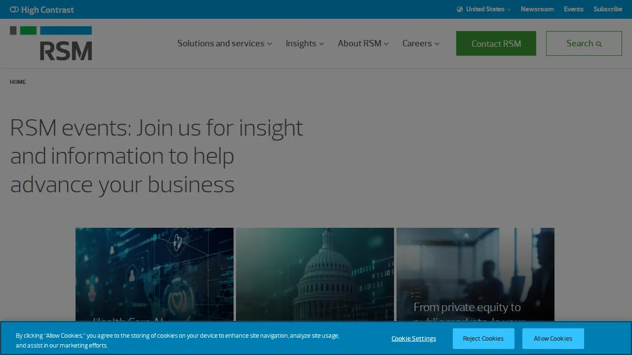 RSM US LLP page
