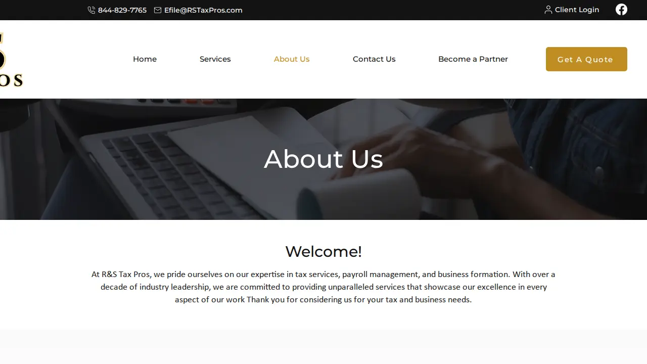 R&S Tax Pros Inc page