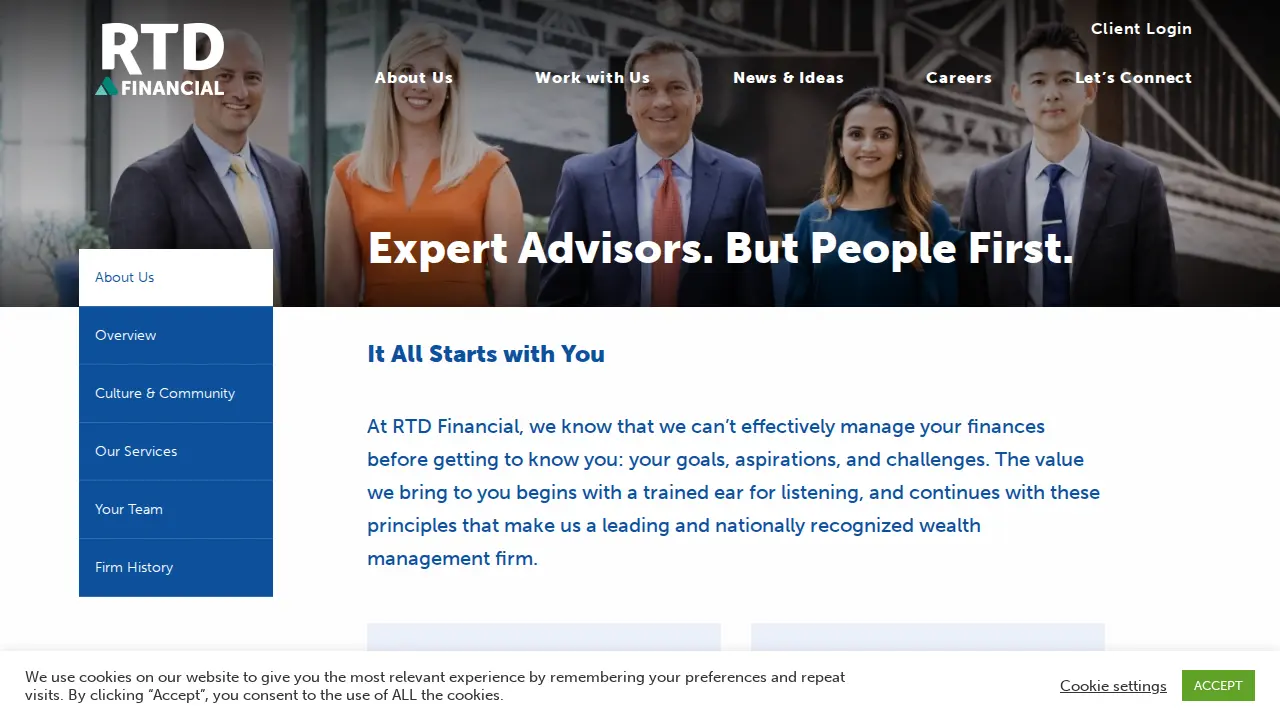 RTD Financial page