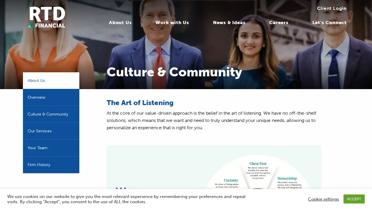 RTD Financial page