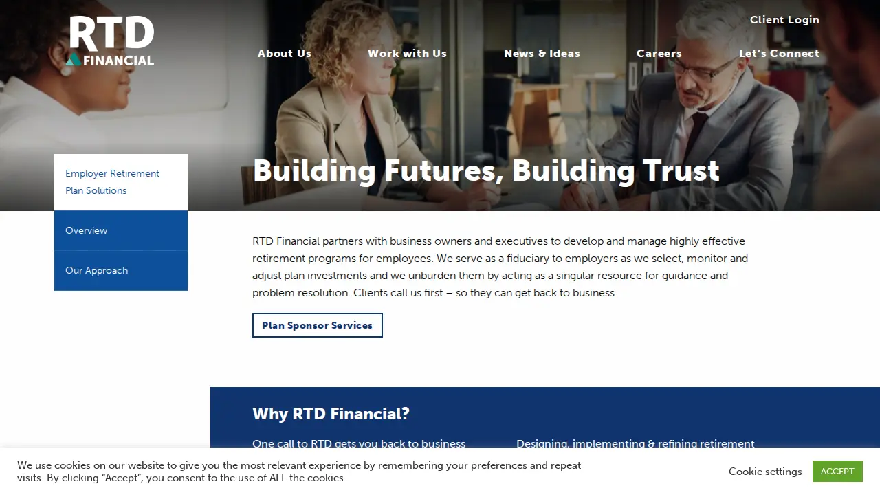 RTD Financial page
