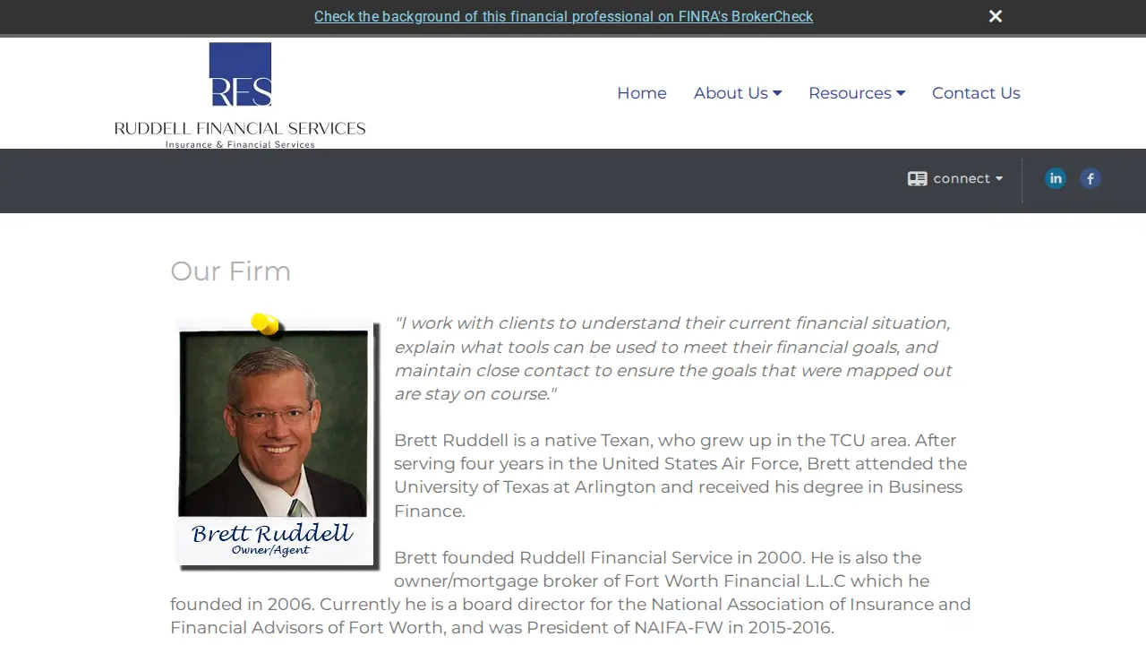 Financial Planner | Retirement page