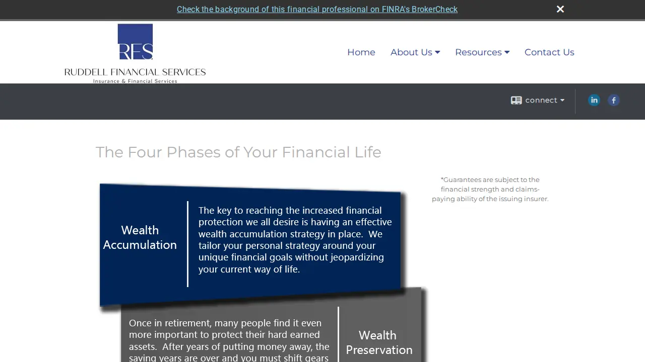Financial Planner | Retirement page