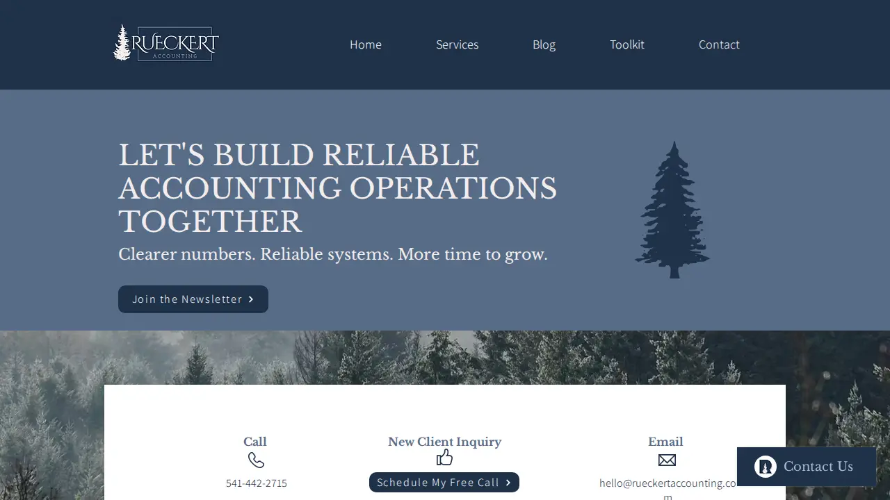 Rueckert Accounting page
