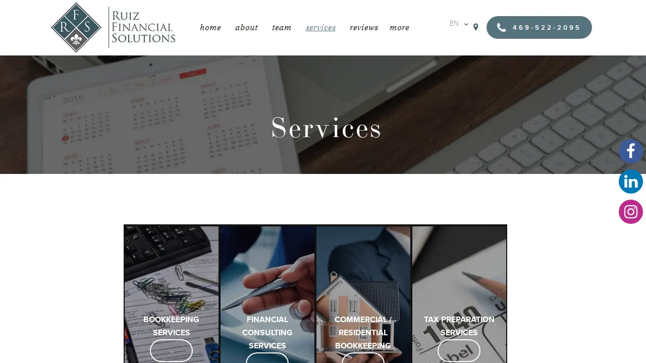 Ruiz Financial Solutions, Ltd Co. page