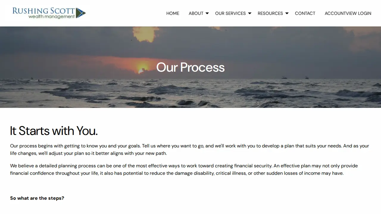 Rushing Scott Wealth Management LLC page
