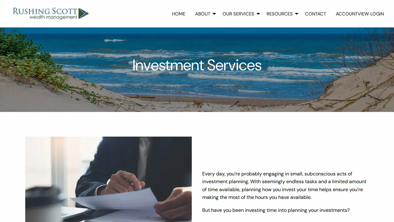 Rushing Scott Wealth Management LLC page