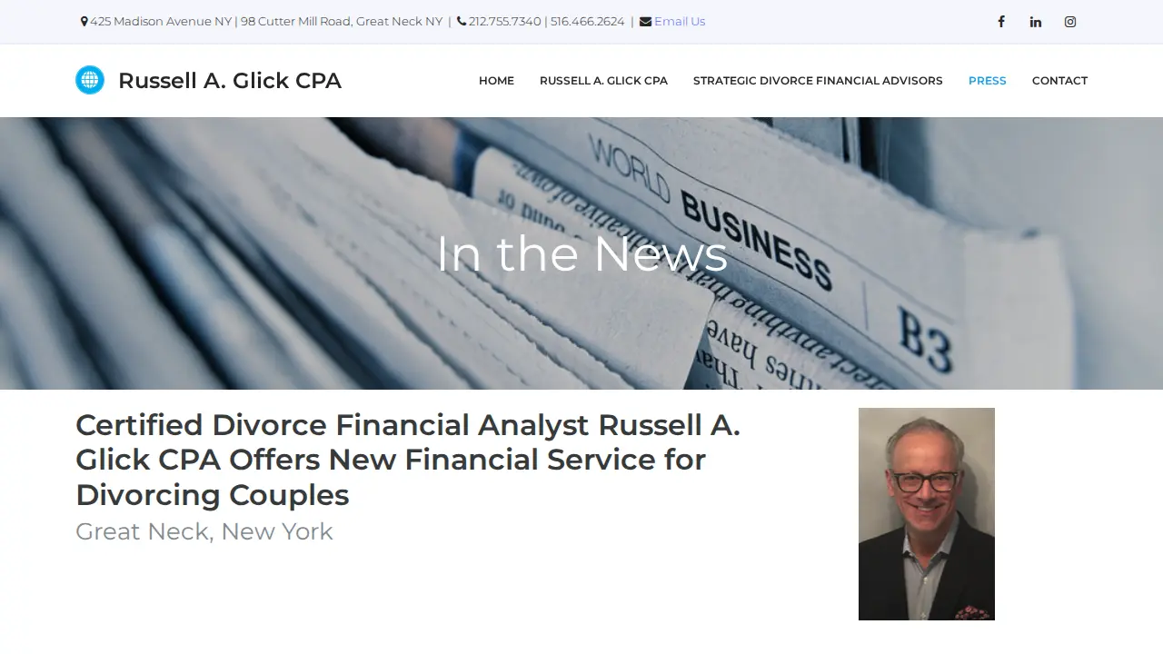 Glick Russell page