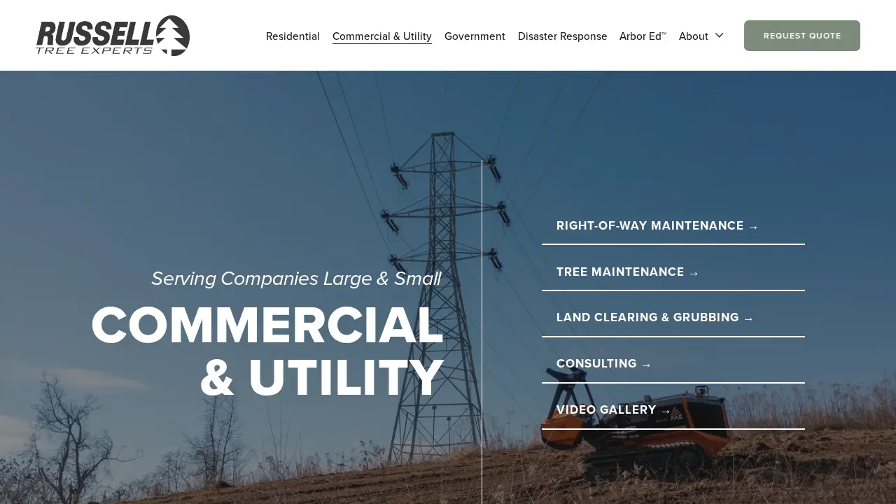 Russell Tree Experts page