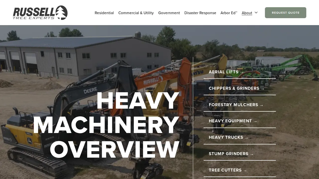 Russell Tree Experts page