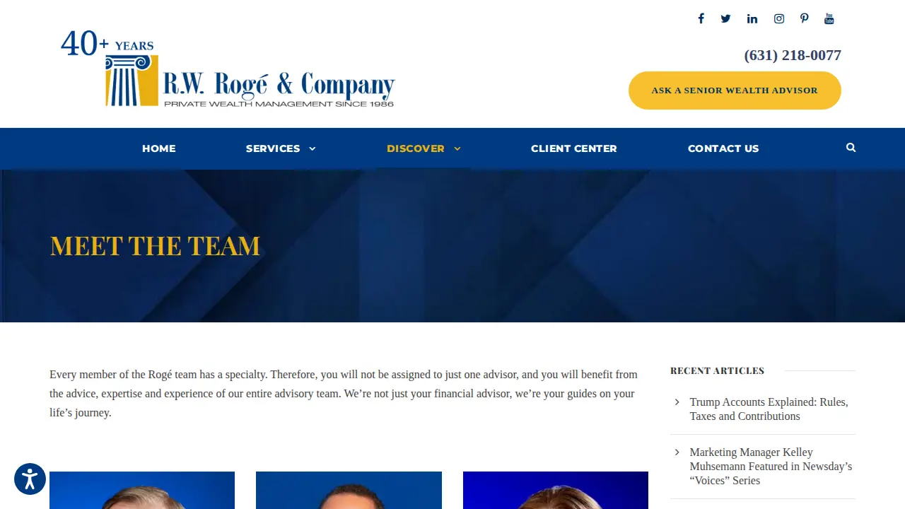 R.W. Rogé & Company page