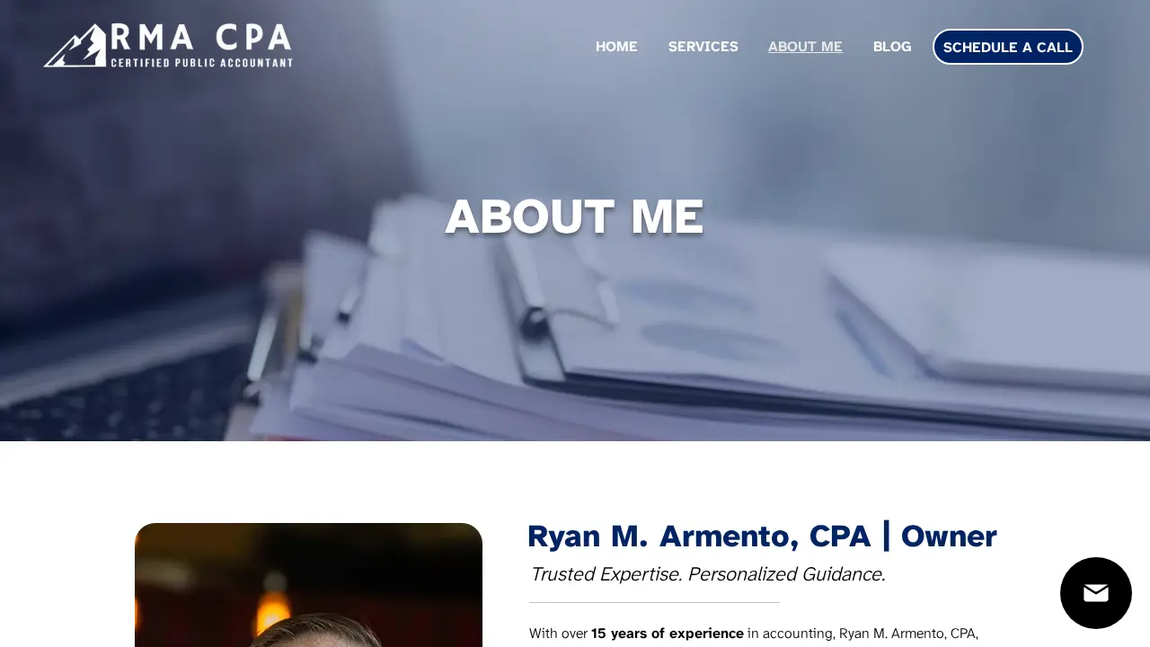 RMA CPA - Taxes Accounting & Bookkeeping Services page