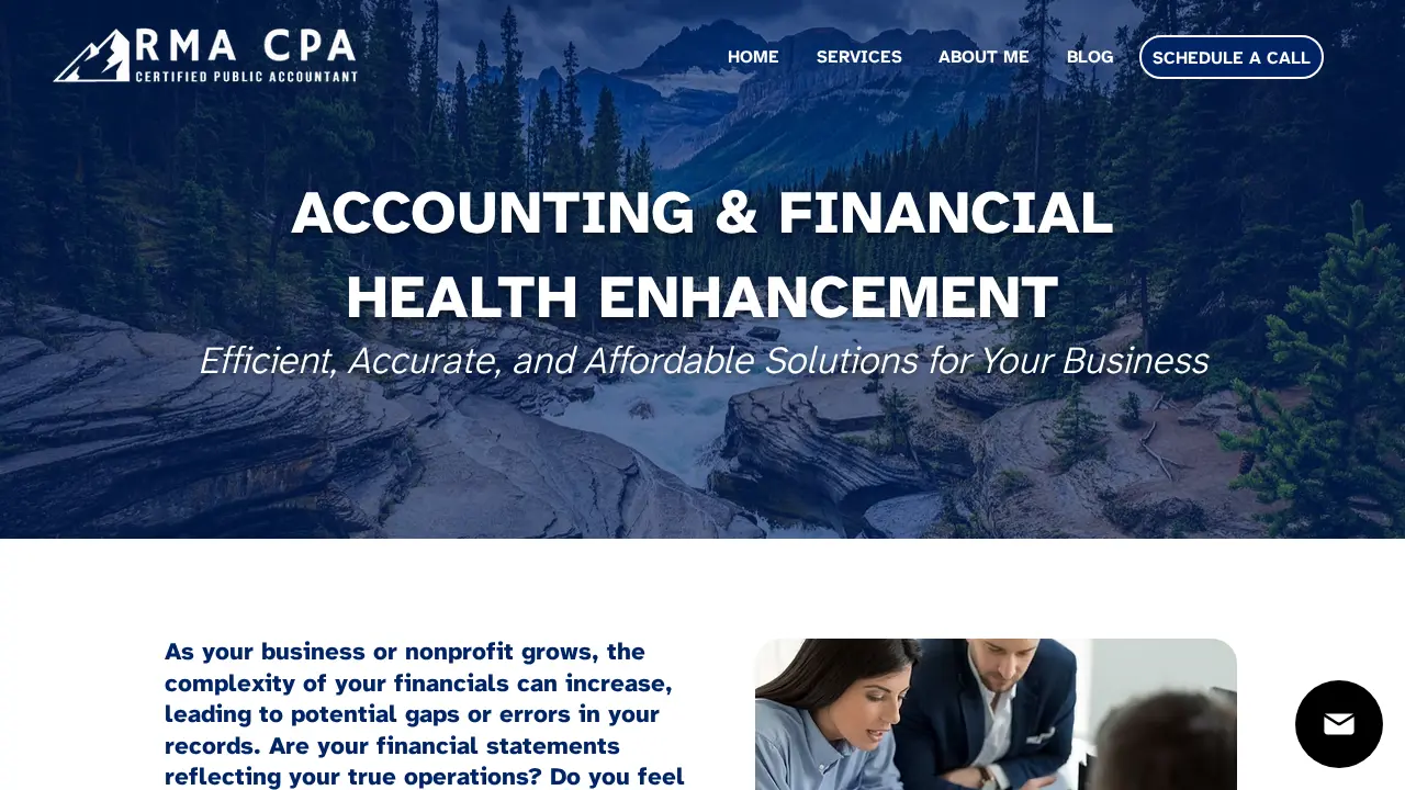 RMA CPA - Taxes Accounting & Bookkeeping Services page