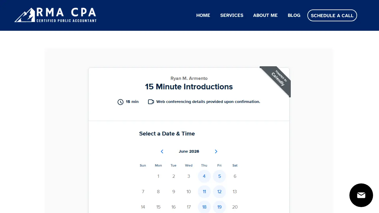 RMA CPA - Taxes Accounting & Bookkeeping Services page