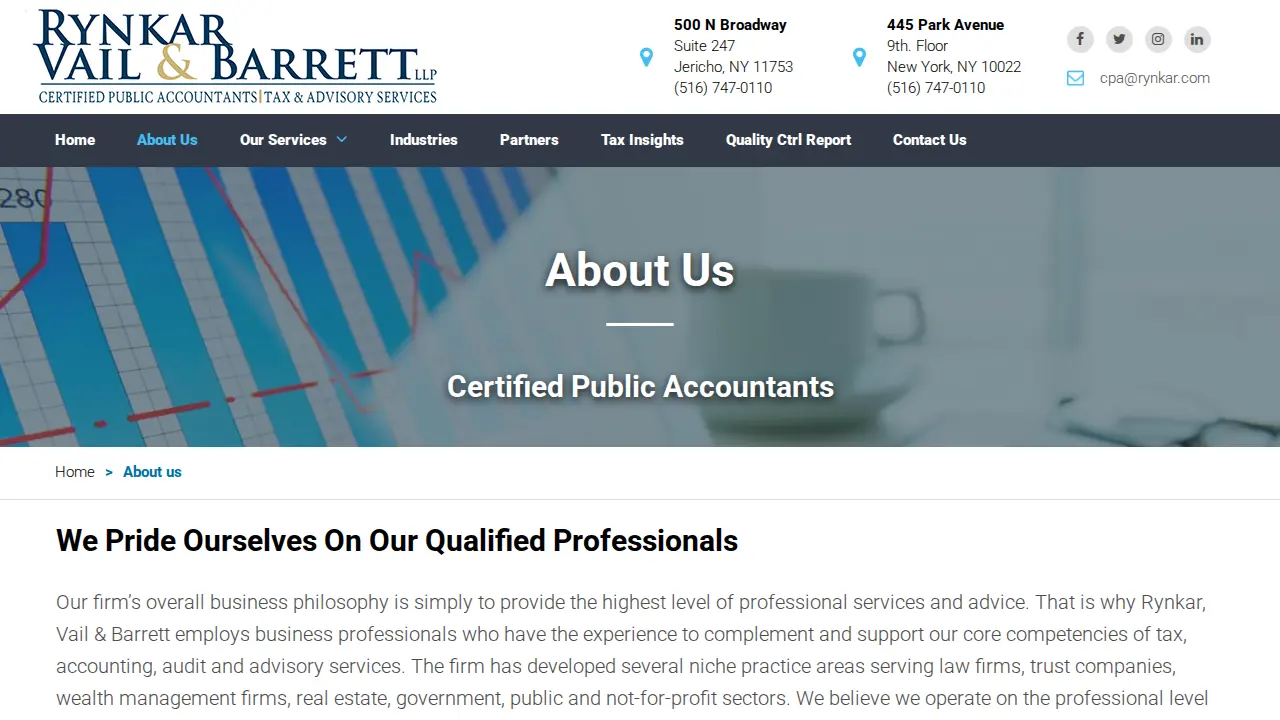 Rynkar, Vail & Barrett LLP page