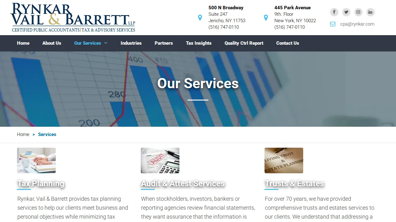 Rynkar, Vail & Barrett LLP page