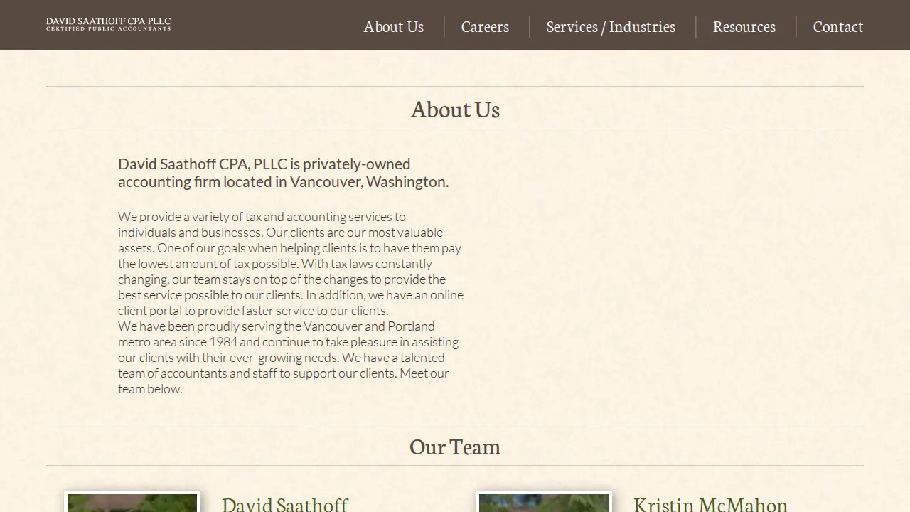 Saathoff David T CPA page