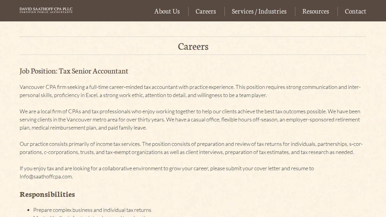 Saathoff David T CPA page
