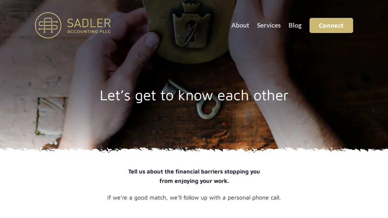 Sadler Accounting PLLC page