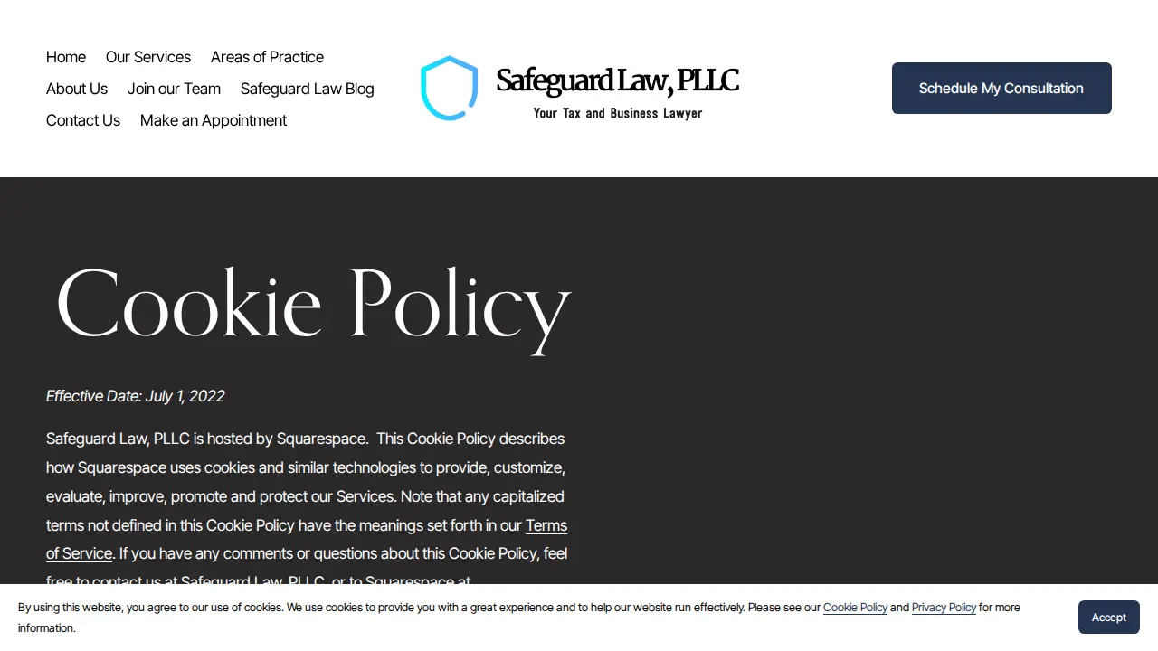 Safeguard Law, PLLC page