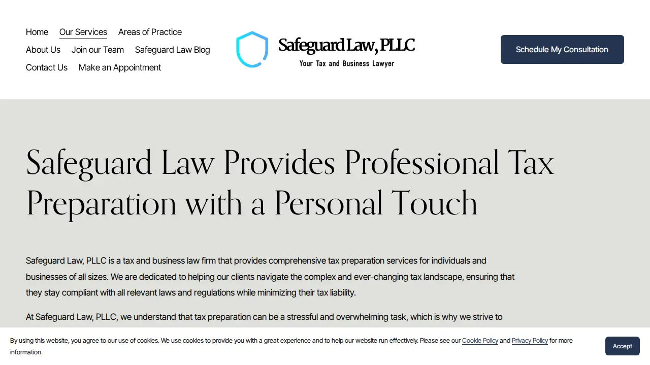 Safeguard Law, PLLC page