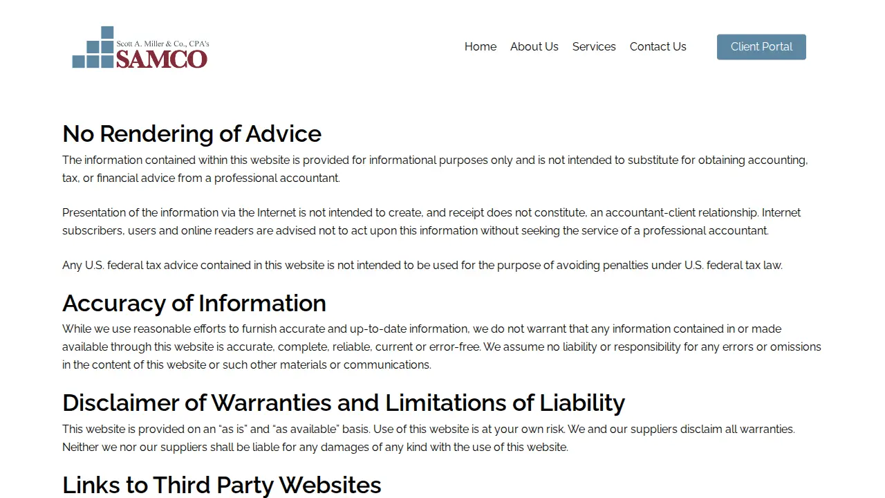 Scott A Miller & Co CPA's page