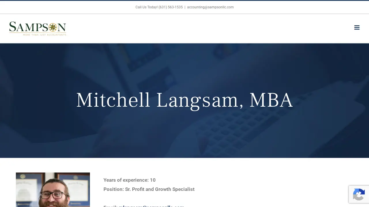 Sampson Business Solutions LLC page