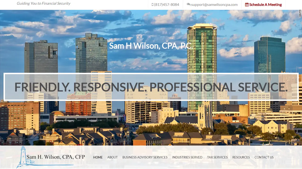 Sam Wilson CPA page