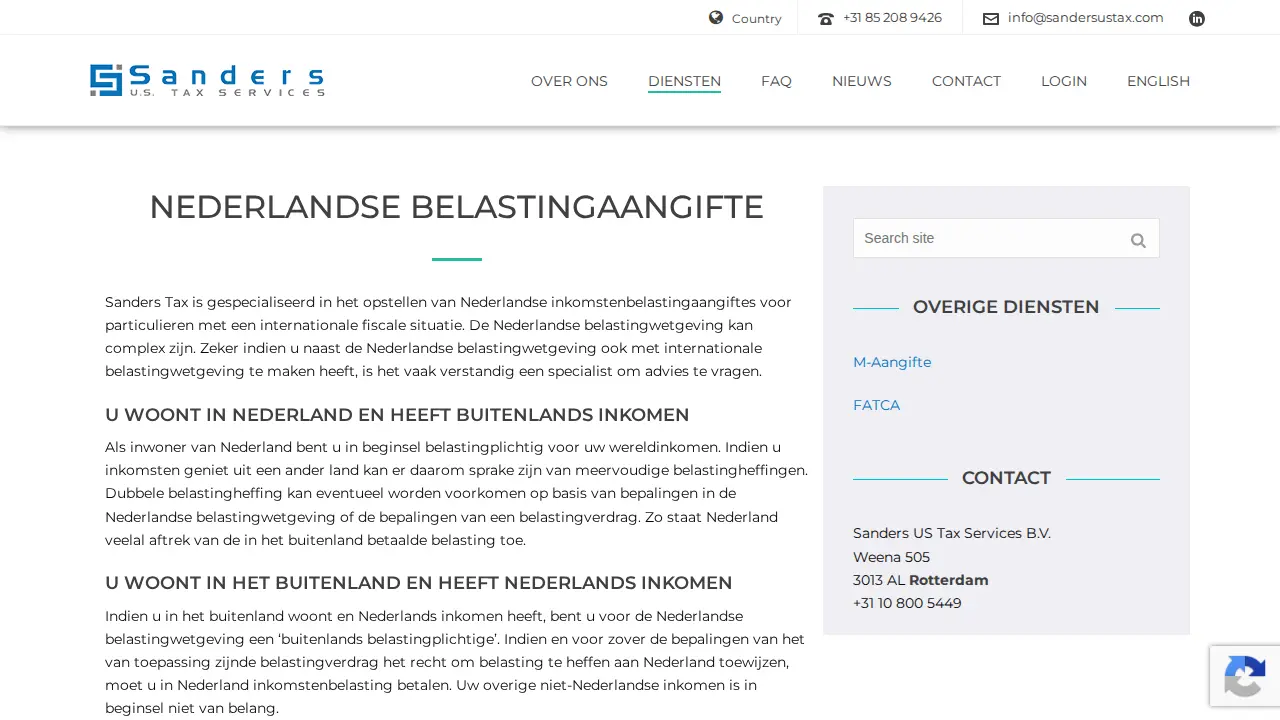Internationaal belastingadvies page