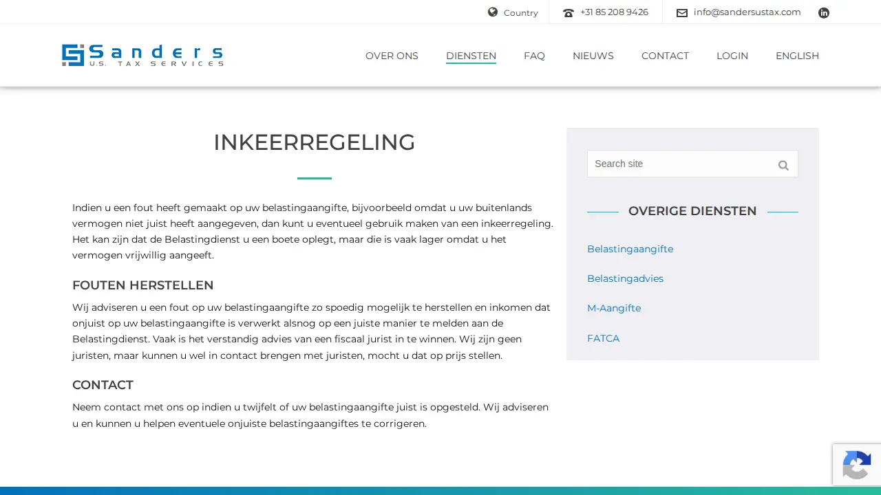 Internationaal belastingadvies page